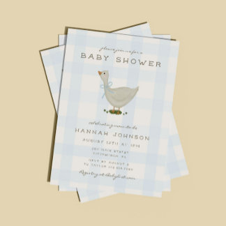 Invitation pour une Baby Shower avec un Petit Garç