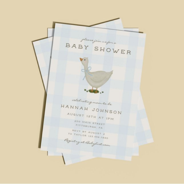 Invitation pour une Baby Shower avec un Petit Garç (Créateur téléchargé)