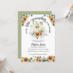 Invitation pour une Baby Shower avec un peu de cit