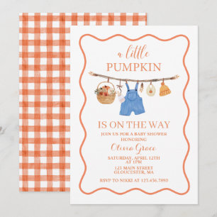 Invitation pour une Baby Shower de Bébé Petite Cit