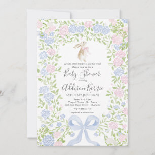 Invitation pour une baby shower de lapin Grandmill
