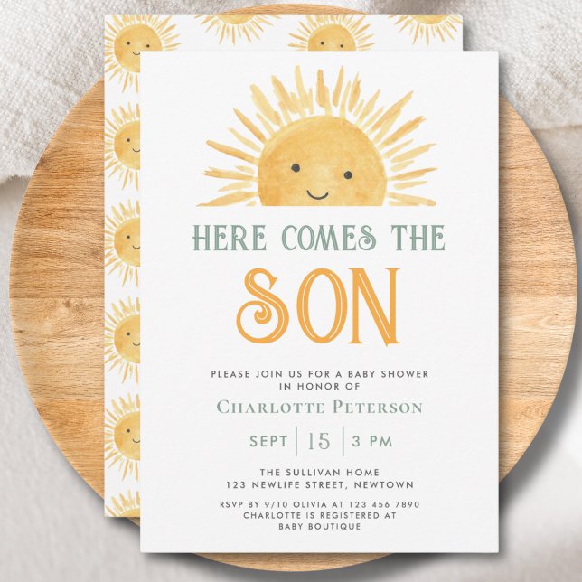 Invitation pour une Baby Shower Fille ou Garçon so (Créateur téléchargé)