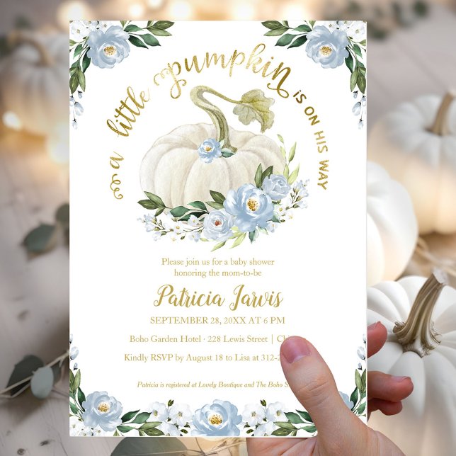 Invitation pour une Baby Shower Garçon Petit Citro (Créateur téléchargé)