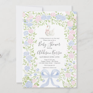 Invitation pour une baby shower Grandmillennial Cy