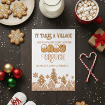 invitation pour une baby shower "il faut tout un v