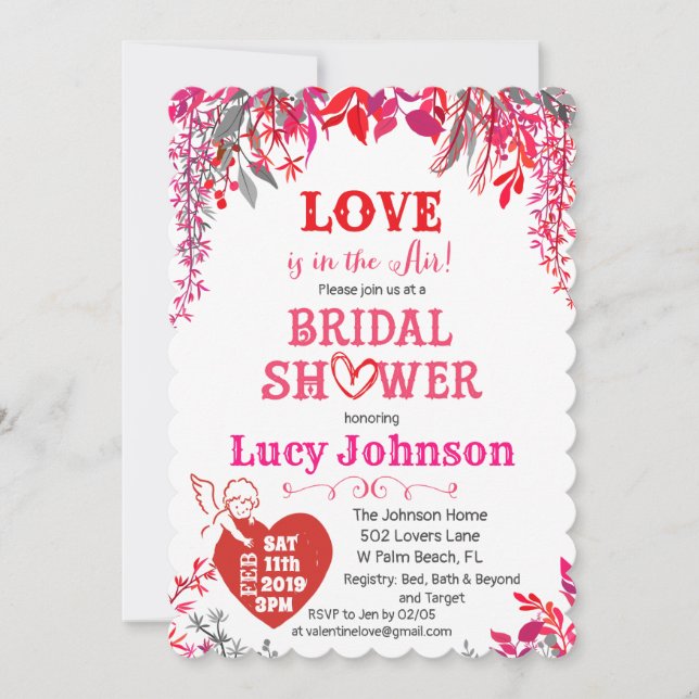 Invitation pour une Baby Shower : L'amour est dans (Devant)