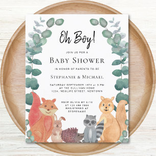 Invitation pour une Baby Shower pour couples amis 