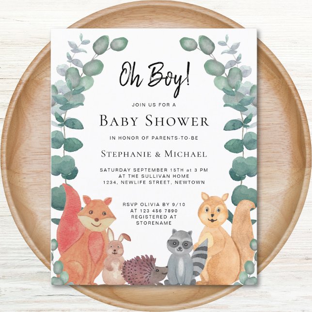 Invitation pour une Baby Shower pour couples amis  (Créateur téléchargé)
