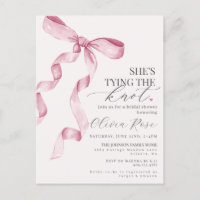 Invitation pour une Baby Shower Rose Pastel avec u