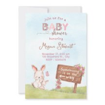 Invitation pour une baby shower SomeBunny