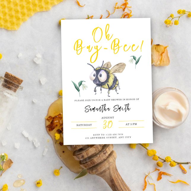 Invitation pour une baby shower sur le thème de l' (Créateur téléchargé)