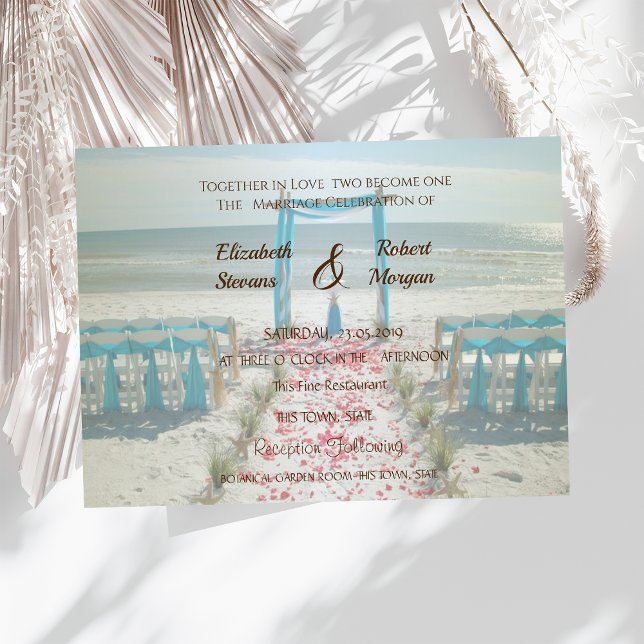 Invitation pour une cérémonie de mariage sous une  (Créateur téléchargé)