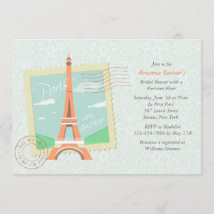 Invitation pour une douche nuptiale Paris Mon Amou