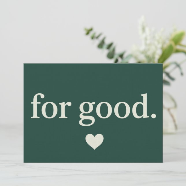 Invitation Pour une esthétique de citation positive minimalis (Debout devant)