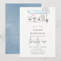 Invitation pour une fête d'anniversaire 21 ans au