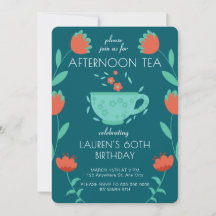 Invitation pour une fête d'anniversaire autour du 