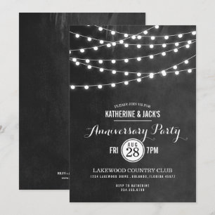 Invitation pour une fête d'anniversaire avec des l