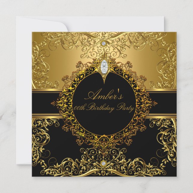 Invitation pour une fête d'anniversaire avec tourb (Devant)