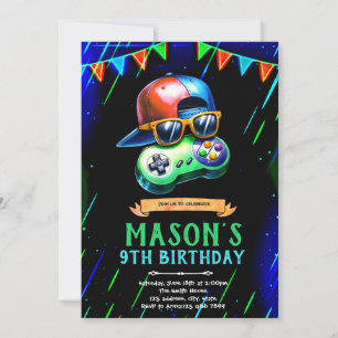 Invitation pour une fête d'anniversaire d'adolesce