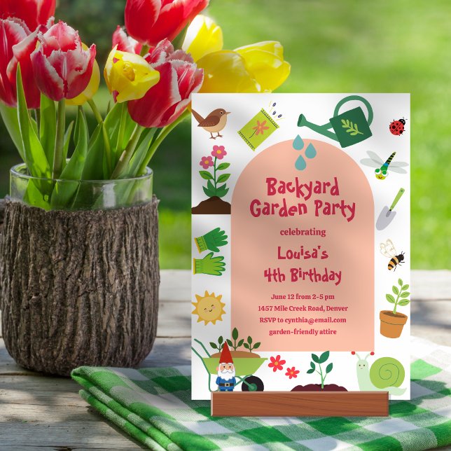 Invitation pour une fête d'anniversaire dans un ja (Créateur téléchargé)