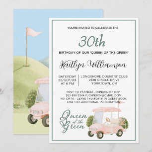Invitation pour une fête d'anniversaire de 30 ans