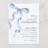 Invitation pour une fête d'anniversaire de fille a