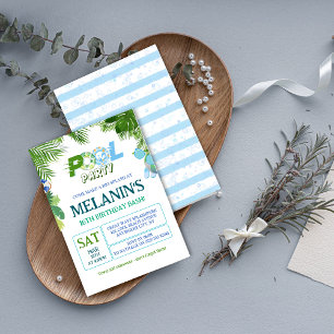 Invitation pour une fête d'anniversaire de garçon 