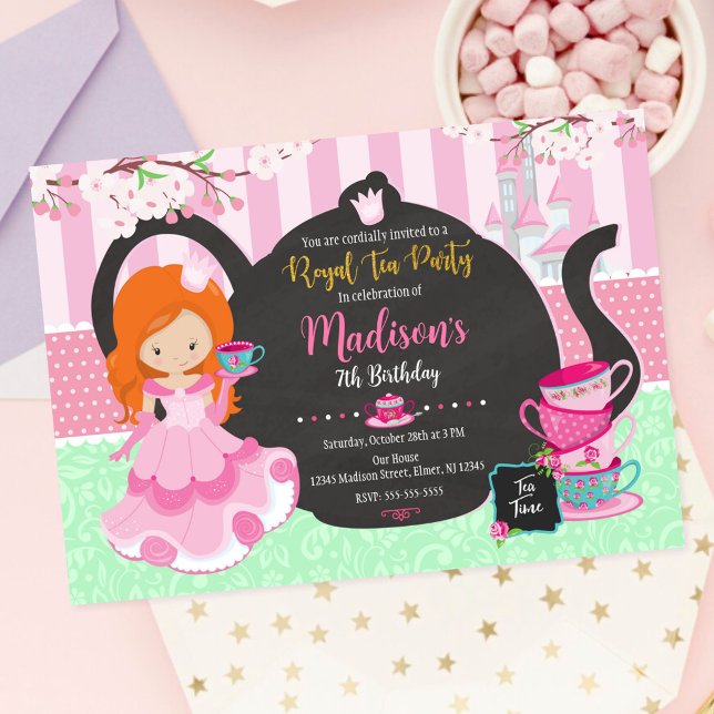 Invitation pour une fête d'anniversaire de jardin  (Créateur téléchargé)