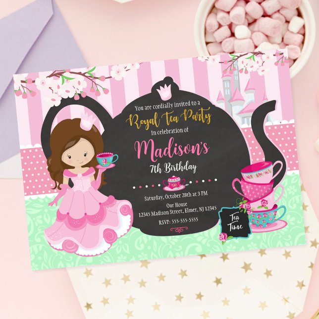 Invitation pour une fête d'anniversaire de jardin  (Créateur téléchargé)