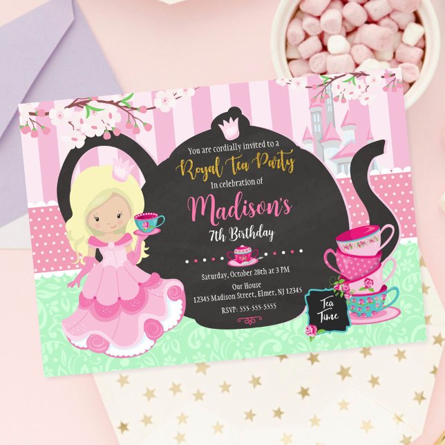 Invitation pour une fête d'anniversaire de jardin  (Créateur téléchargé)