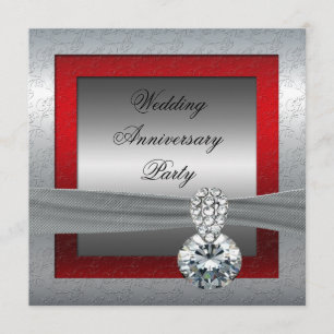 Invitation pour une fête d'anniversaire de mariage