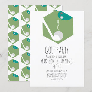 Invitation pour une fête d'anniversaire de terrain