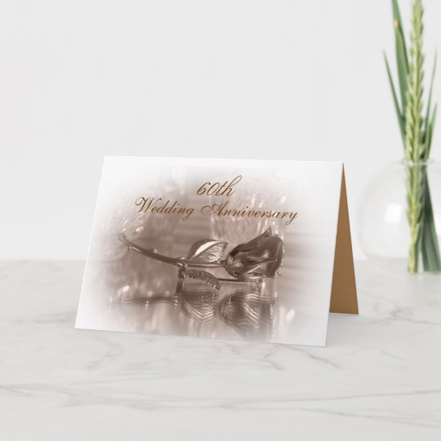 invitation pour une fête d'anniversaire des 60 ans (Devant)