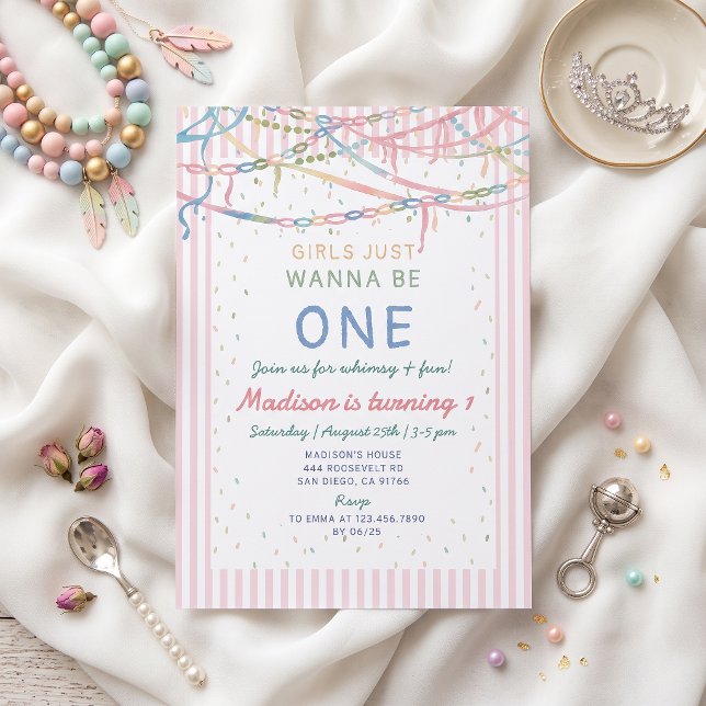 Invitation pour une fête d'anniversaire Filles Veu (Créateur téléchargé)