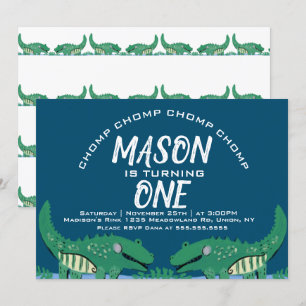 Invitation pour une fête d'anniversaire Safari ave