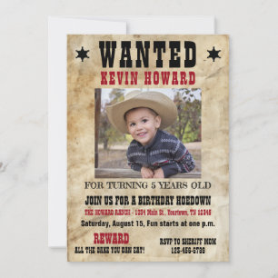 Invitation pour une fête d'anniversaire sur le thè