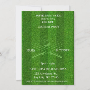 Invitation pour une fête d'anniversaire sur le thè