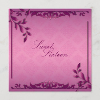 Invitation pour une fête d'anniversaire Sweet Sixt