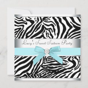 Invitation pour une fête d'anniversaire Sweet Sixt