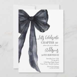 Invitation pour une fête d'anniversaire trentième 