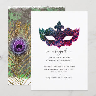 Invitation pour une fête d'anniversaire tropicale