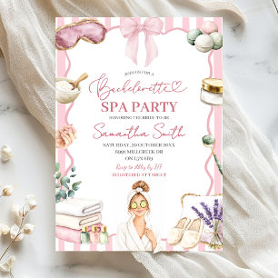 Invitation pour une fête de Bachelorette sur le th