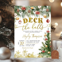 Invitation pour une fête de fiançailles de Noël 'D