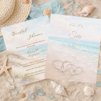 Invitation pour une fête de mariage : cœurs de pla