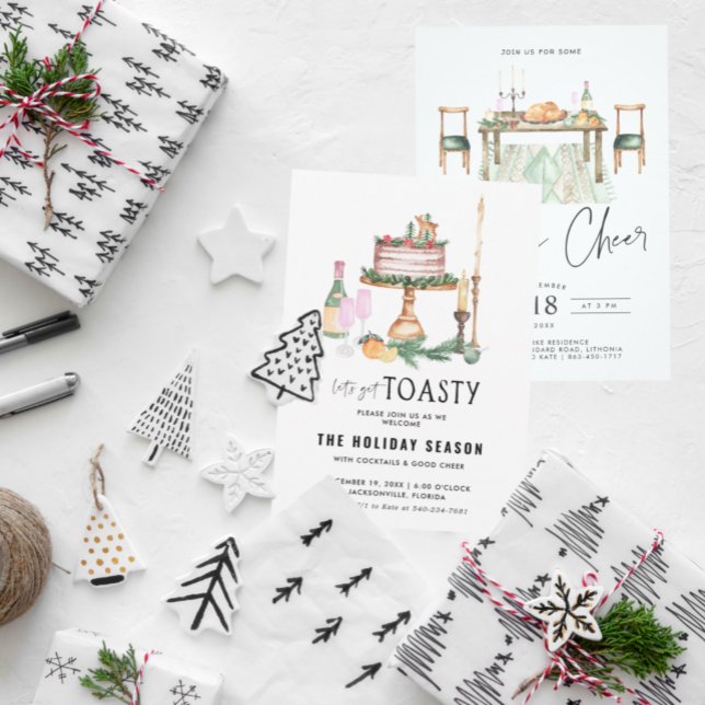 Invitation pour une fête de Noël | Allons-y, faiso (Créateur téléchargé)