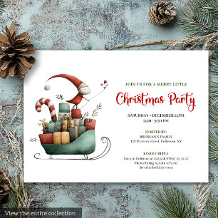 Invitation pour une fête de Noël festive et fantai