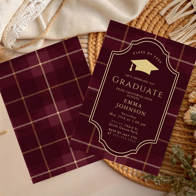 Invitation pour une fête de remise de diplômes Gin (Créateur téléchargé)