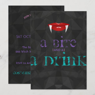 Invitation pour une fête d'Halloween pour adultes