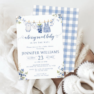 Invitation pour une fête prénatale pour un adorabl