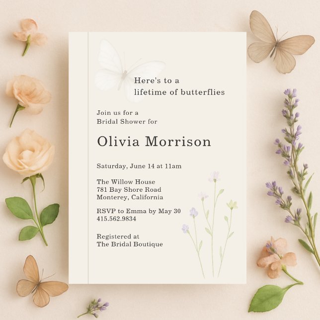 Invitation pour une fête prénuptiale «Toute une vi (Créateur téléchargé)